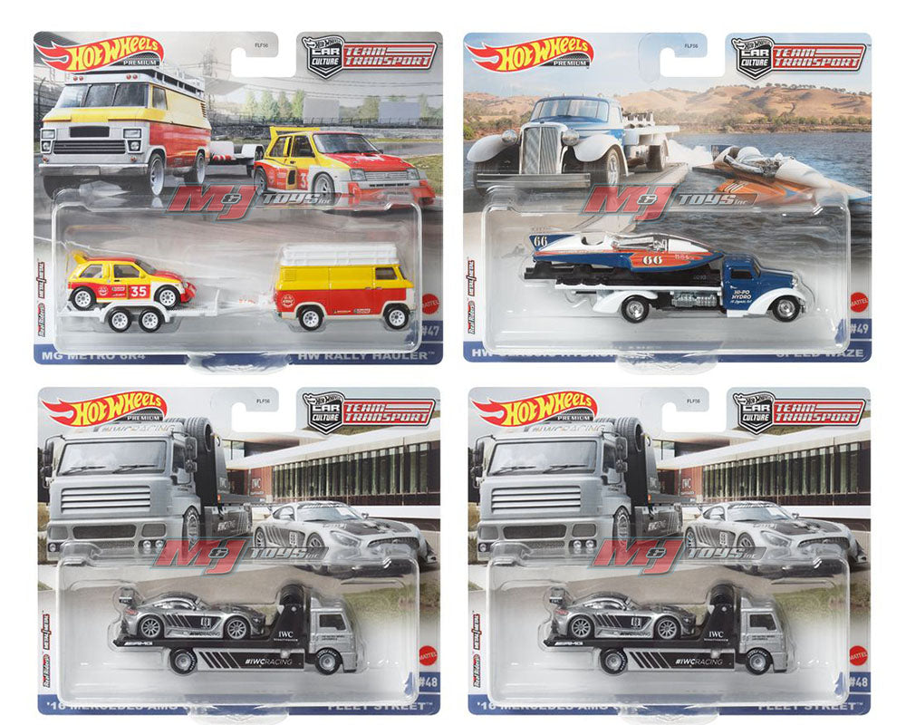 Hot Wheels 2022 Premium Team Transport S Sealed Case 4pcs