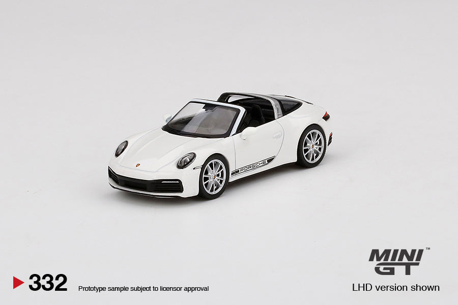 MiniGT Porsche 911 Targa 4S White MiJo Exclusive #332