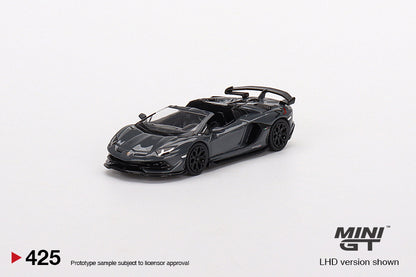 MiniGT 1:64 Lamborghini Aventador SVJ Roadster Griglo Telesto – MiJo Exclusive #425