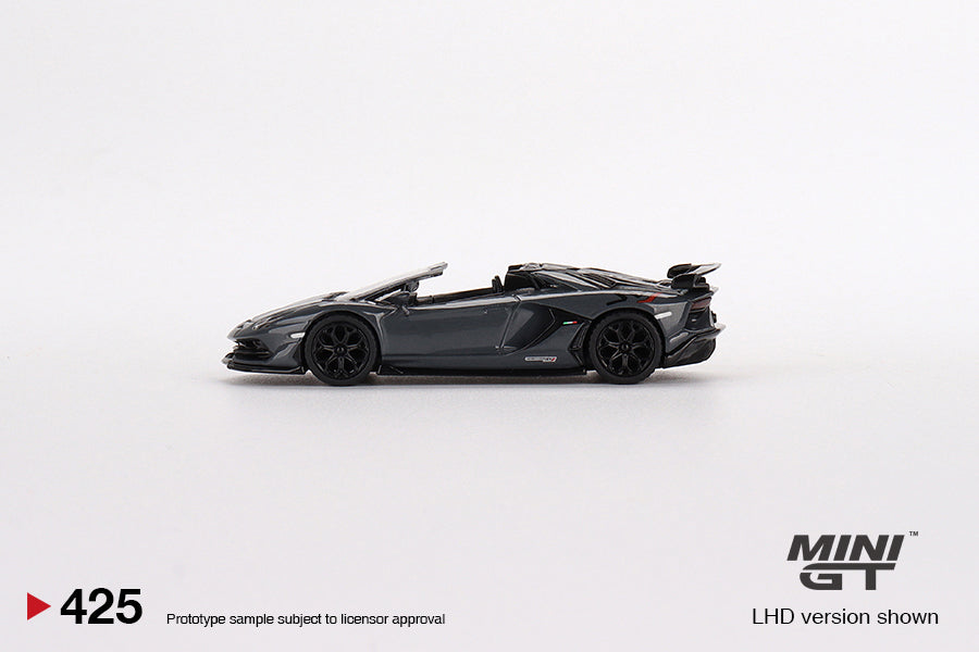 MiniGT 1:64 Lamborghini Aventador SVJ Roadster Griglo Telesto – MiJo Exclusive #425