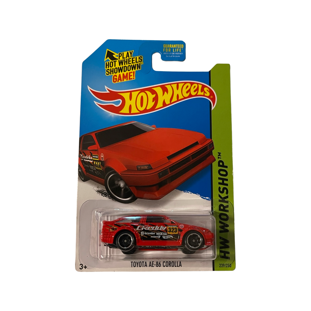 Hot Wheels 2015 Mainline Toyota Corolla AE-86 Red