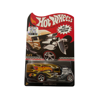 Hot Wheels 2011 Mail In Promotion Factory Sealed Collector Edition Set of 4