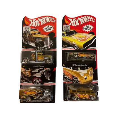 Hot Wheels 2011 Mail In Promotion Factory Sealed Collector Edition Set of 4