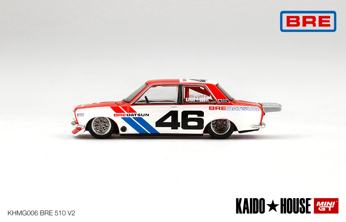 MiniGT x Kaido House 1:64 Nissan Datsun 510 Pro Street BRE510 V2