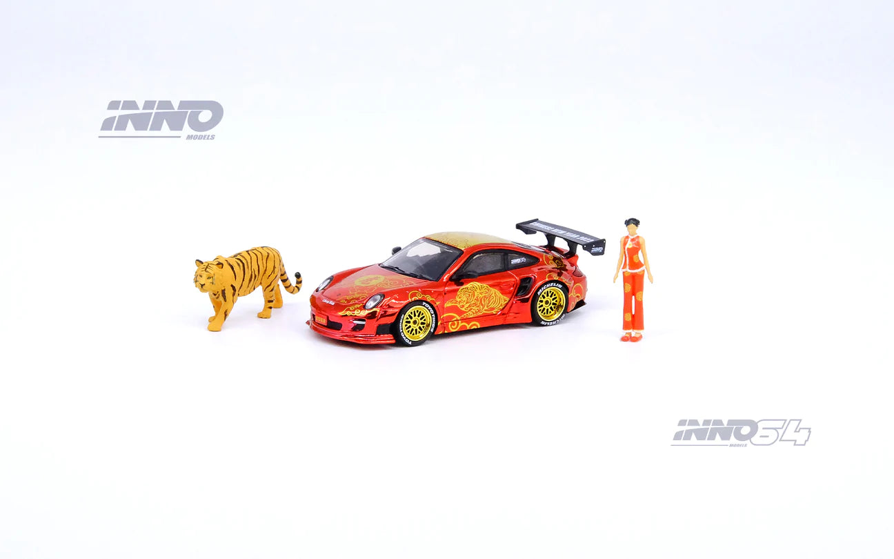 Inno64 1:64 Liberty Walk Year of the Tiger CNY 2022 Porsche 911 GT3 RS (997)