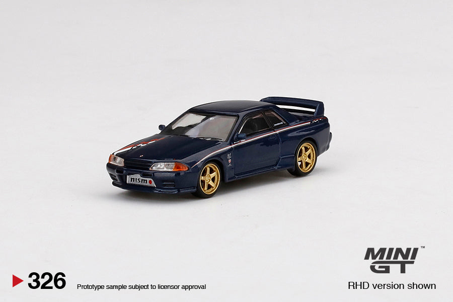 MiniGT Nissan Skyline GT-R (R32) Nismo S-Tune Dark Blue MiJo Exclusive #326