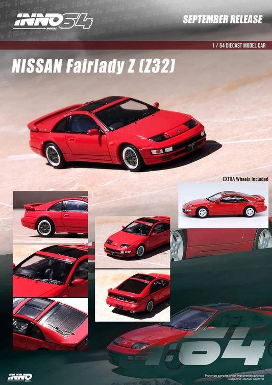 Inno64 1:64 Nissan Fairlady Z Z32 Aztec Red