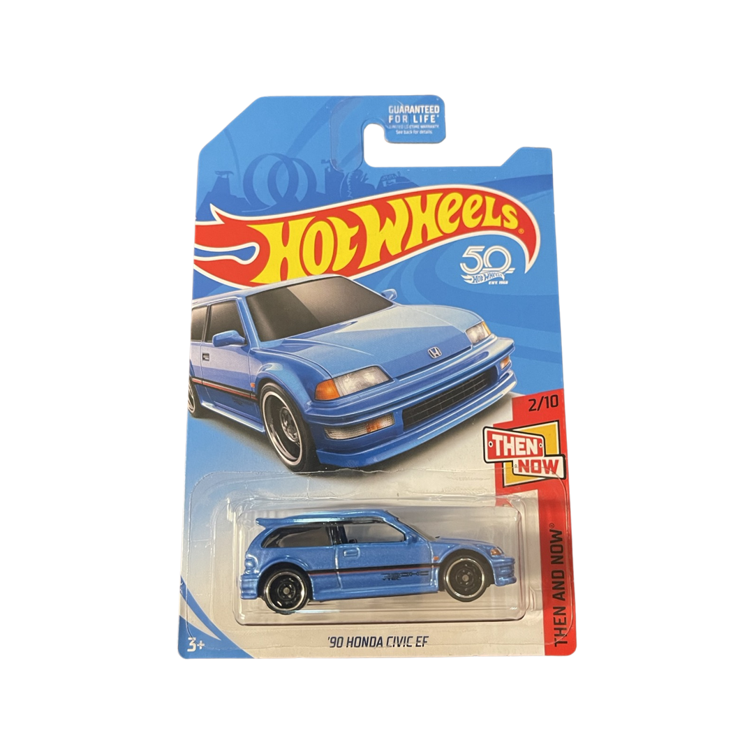 Hot Wheels 2018 Mainline ‘90 Honda Civic EF Blue K-Mart K-Day Exclusive