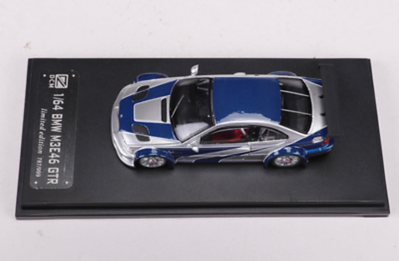 DCM 1:64 BMW M3 E46 GTR - 3 Styles