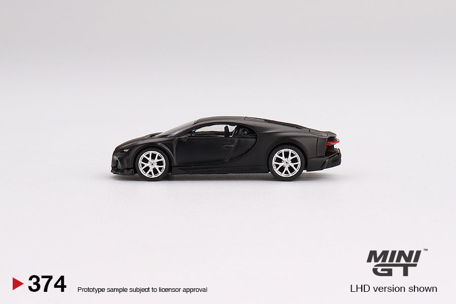 MiniGT 1:64 Bugatti Chiron Super Sport 300+ Matte Black MiJo Exclusive #374