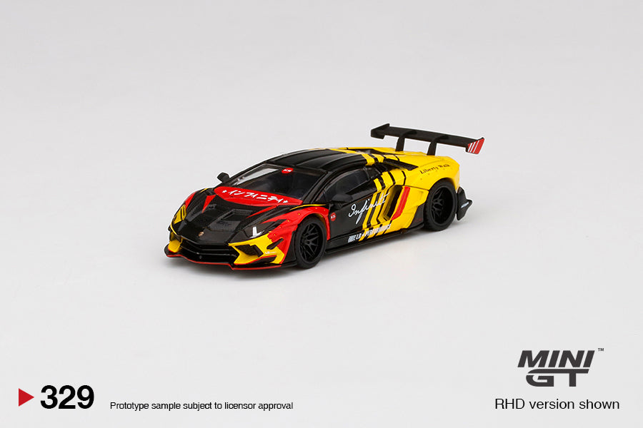 MiniGT 1:64 LB Works Lamborghini Aventador Limited Edition Infinite Motorsports MiJo Exclusive #329