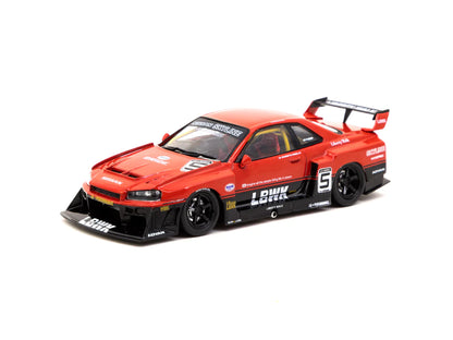 Tarmac Works 1:43 LBWK LB-ER34 Super Silhouette SKYLINE #5 - HOBBY43