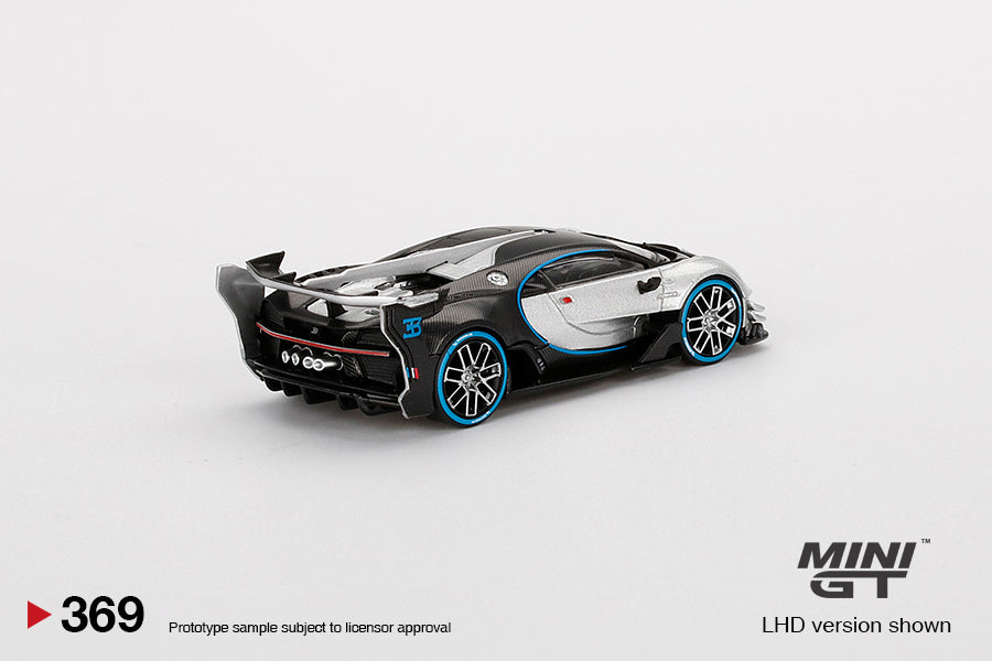 MiniGT 1:64 Bugatti Vision Gran Turismo Silver MiJo Exclusive #369