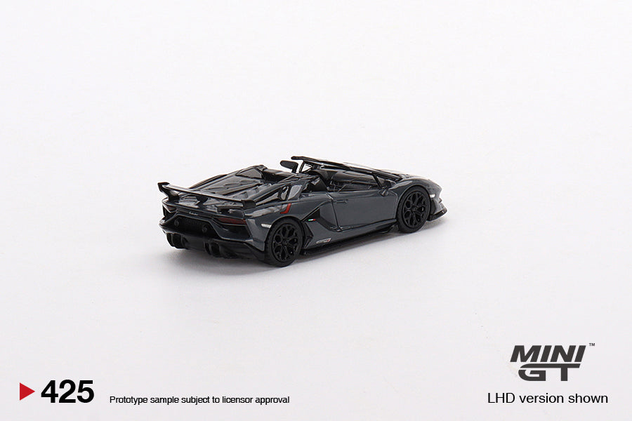 MiniGT 1:64 Lamborghini Aventador SVJ Roadster Griglo Telesto – MiJo Exclusive #425