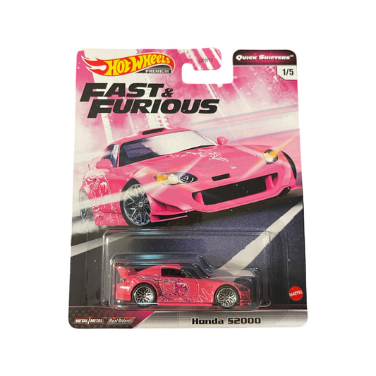 Hot Wheels 2020 Premium Fast And Furious Quick Shifters Honda S2000 Pink