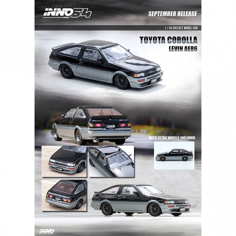 Inno64 1:64 Toyota Corolla AE86 Levin