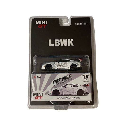 MiniGT LBWK Japan Package Exclusive Nissan GT-R White #64