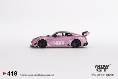 MiniGT 1:64 LB-Silhouette WORKS GT NISSAN 35GT-RR Ver.2 Passion Pink MiJo Exclusive #418