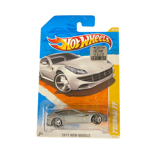 Hot Wheels 2011 Mainline Ferrari FF Grey Factory Sealed