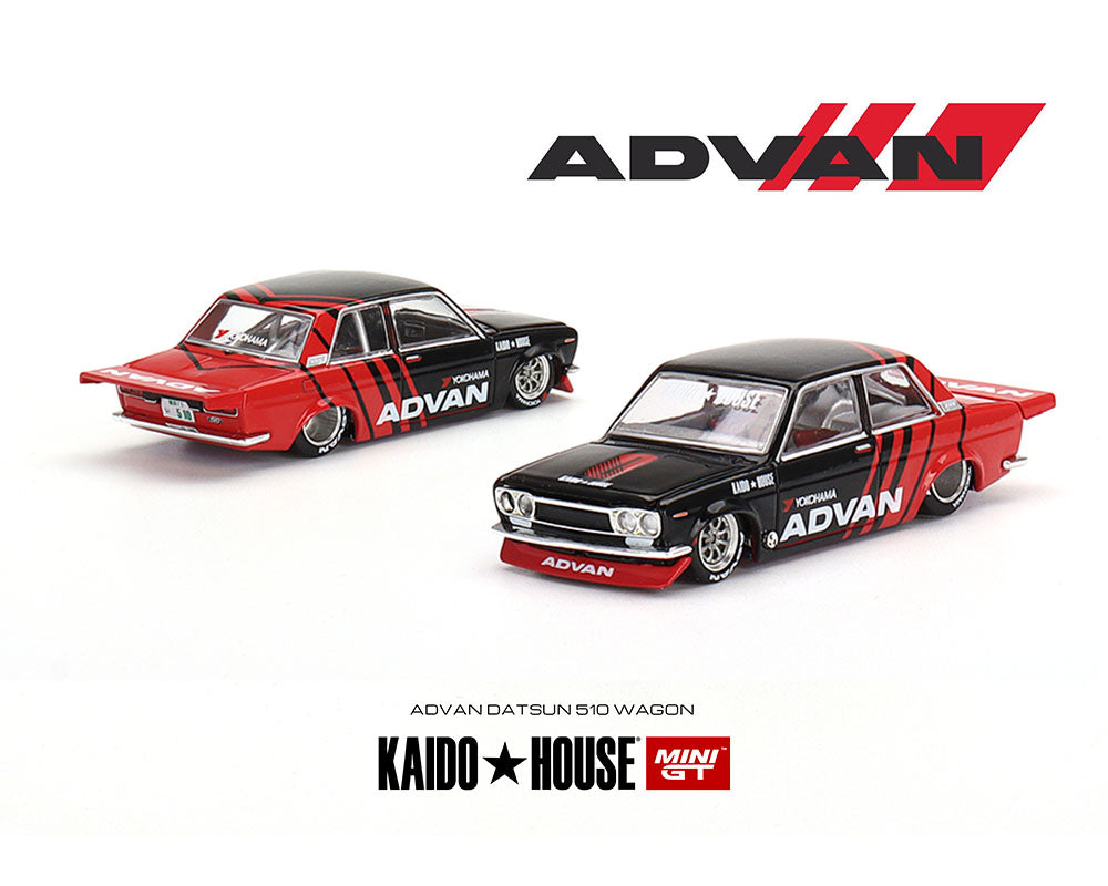 MiniGT x Kaido House 1:64 Datsun 510 Pro Street Advan Yokohama Limited Edition