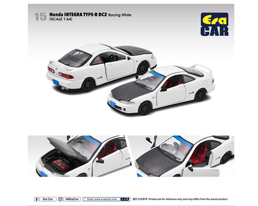 ERA Car 1:64 Honda Integra Type R DC2 Racing – White