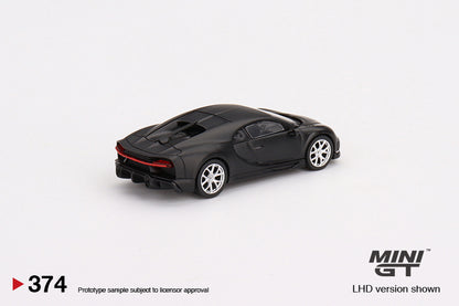 MiniGT 1:64 Bugatti Chiron Super Sport 300+ Matte Black MiJo Exclusive #374