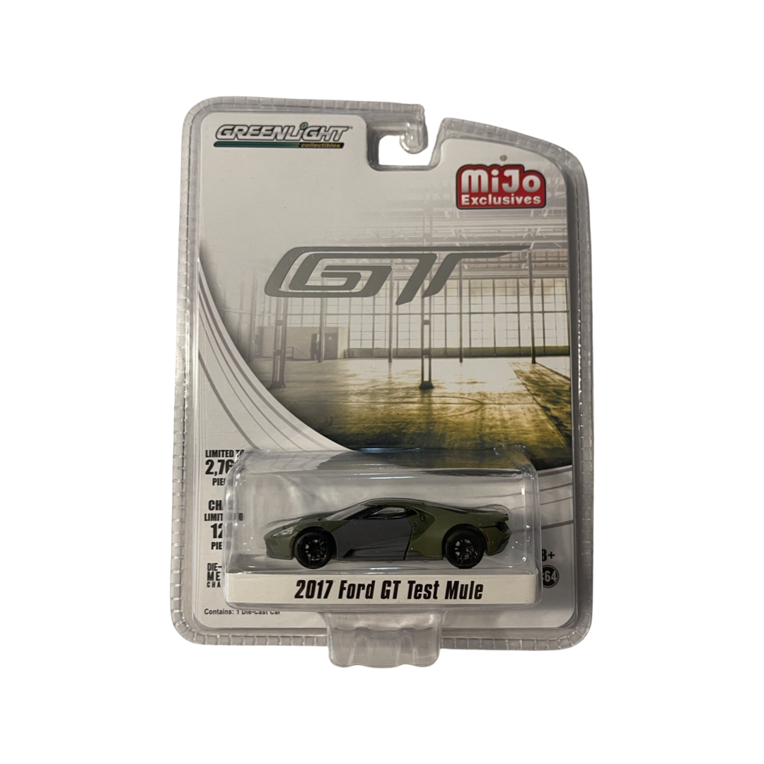 Greenlight Collectibles 1:64 MiJo Exclusives 2017 Ford GT Test Mule Set Regular & Chase