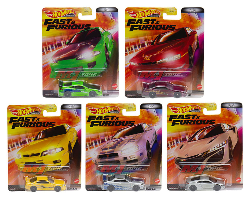 Hot Wheels 2022 Premium Retro Entertainment Fast And Furious Assortment