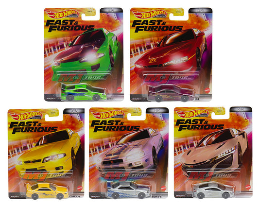 Hot Wheels 2022 Premium Retro Entertainment Fast And Furious Assortment