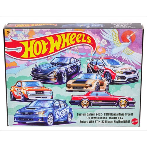 Hot Wheels 1:64 2022 Japanese JDM Import Theme Multipack 6 Cars Set