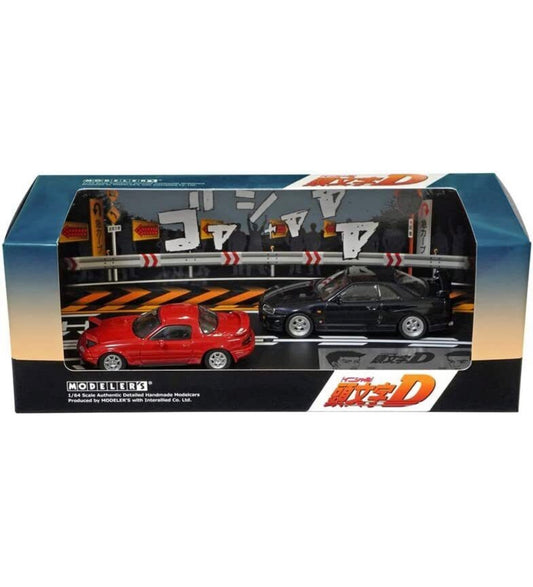 Modeler’s64 Initial D Set Vol.11 Toru Suetsugu Roadster (NA6CE) & Atsuro Kawai Skyline (ER34)