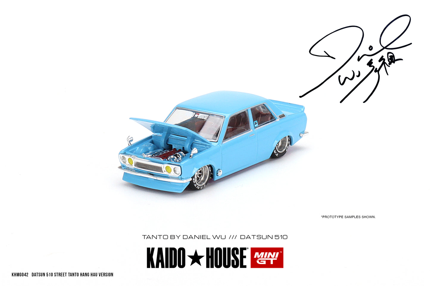 MiniGT x Kaido House 1:64 Datsun 510 Street Tanto V2 Blue