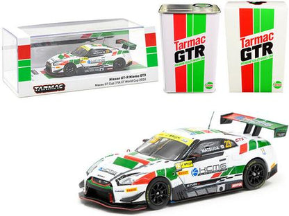 Tarmac Works 1:64 Nissan Nismo GT-R GT3 Macau GT Cup - FIA GT World Cup 2018 Tsugio Matsuda With Oil Can