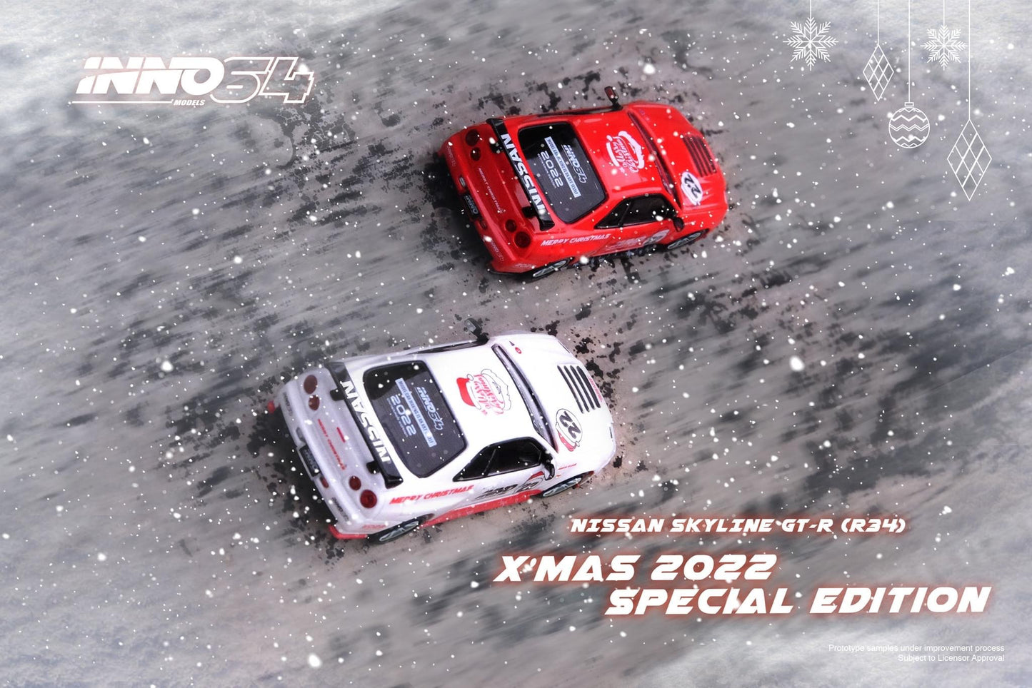 Inno64 1:64 Nissan Skyline GT-R R-Tune “X-Mas 2022” Special Edition