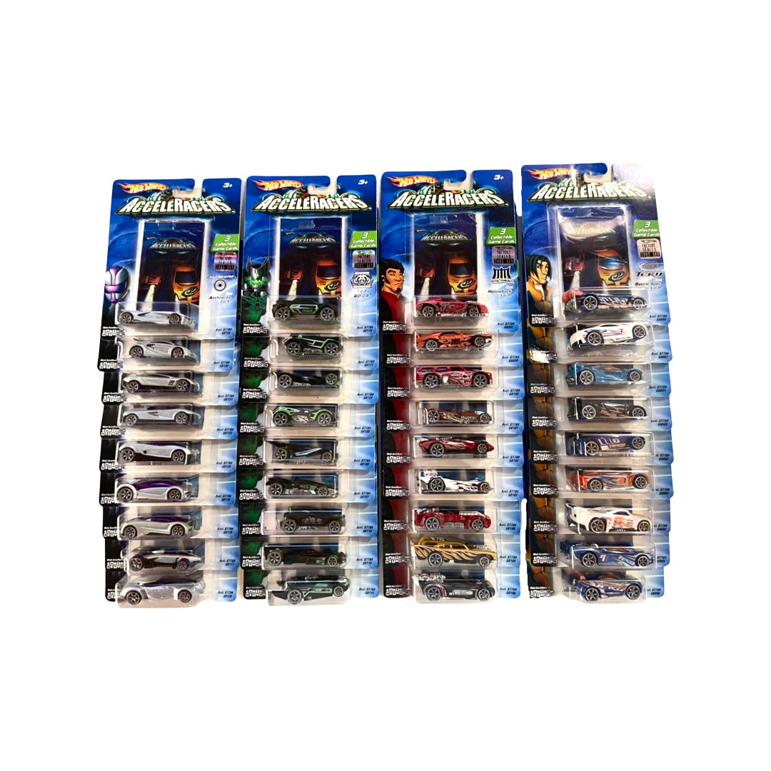 Hot Wheels 2005 Acceleracers Complete 36 Car Factory Sealed Set