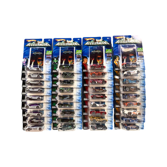 Hot Wheels 2005 Acceleracers Complete 36 Car Factory Sealed Set