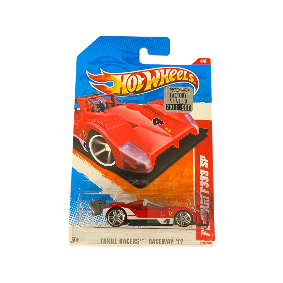 Hot Wheels 2011 Mainline Ferrari F333 SP Red Factory Sealed