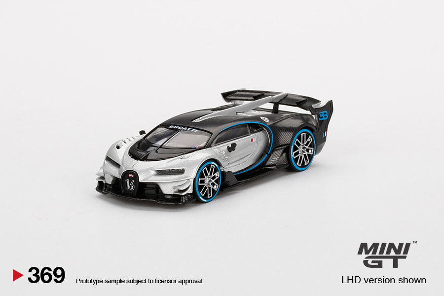 MiniGT 1:64 Bugatti Vision Gran Turismo Silver MiJo Exclusive #369