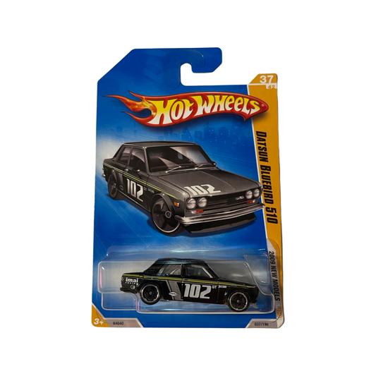 Hot Wheels 2009 Mainline Datsun Bluebird 510 Black