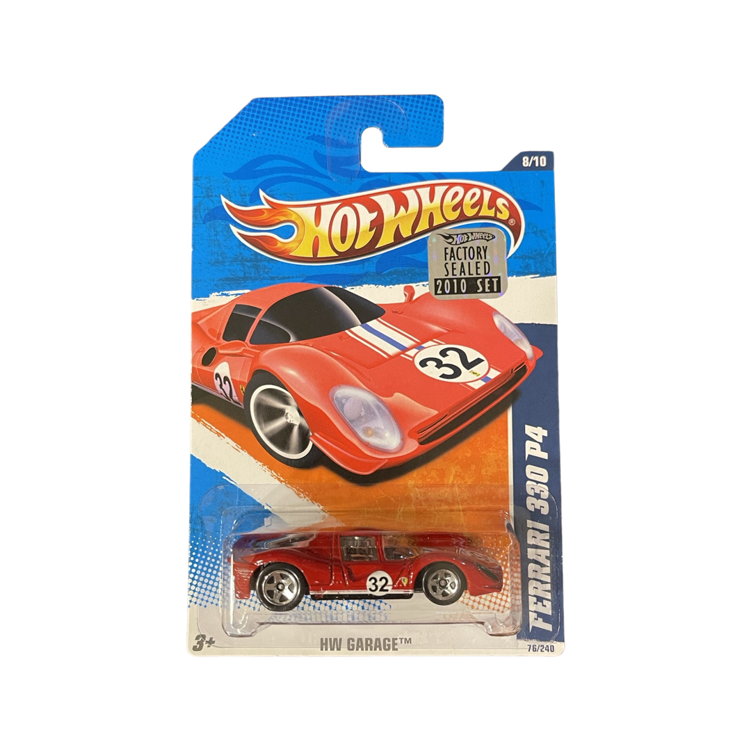 Hot Wheels 2010 Mainline Ferrari 330 P4 Red Factory Sealed