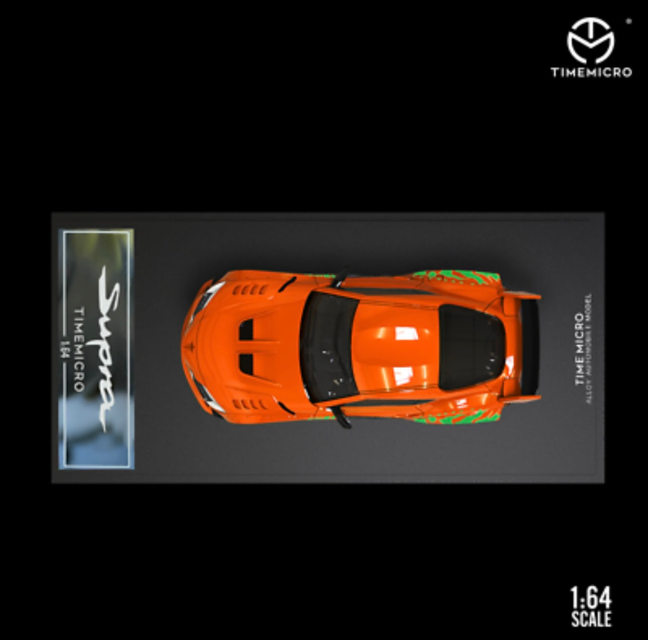 Time Micro 1:64 Tribute To Classics Toyota GR Supra Orange *No Figure*