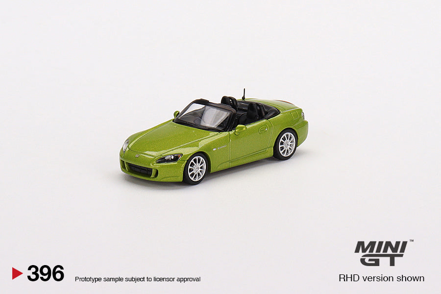 MiniGT 1:64 Honda S2000 (AP2) Lime Green Metallic MiJo Exclusive #396