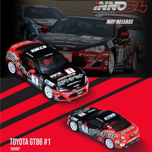 Inno64 1:64 Toyota GT86 #1 Advan Gazoo Racing 86 / BRZ Race 2016