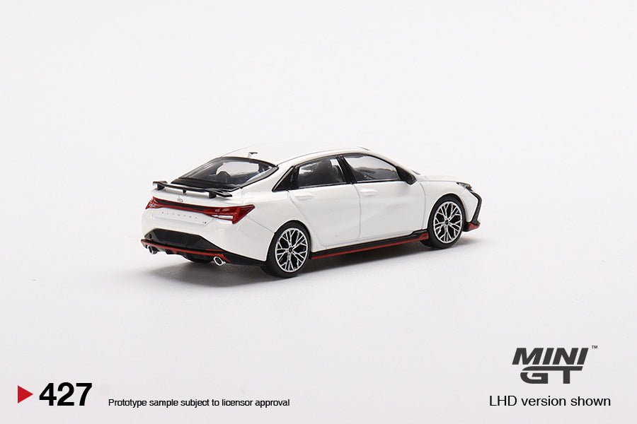 MiniGT 1:64 Hyundai Elantra N Ceramic White - Mijo Exclusive #427