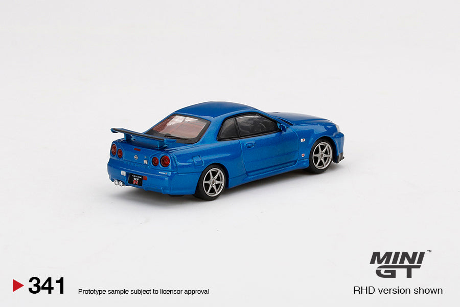 MiniGT 1:64 Nissan Skyline GT-R (R34) V-Spec II Bayside MiJo Exclusive #341