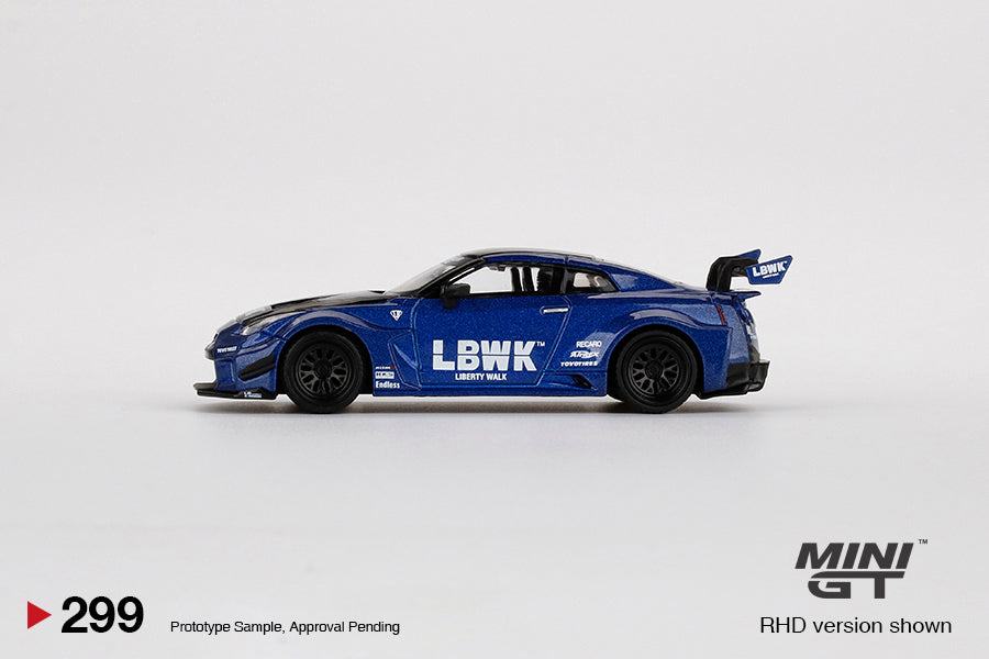 MiniGT LB-Silhouette WORKS GT NISSAN 35GT-RR Ver.2 LBWK Blue MiJo Exclusive #299