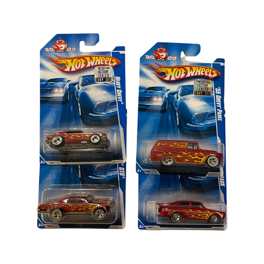 Hot Wheels 2009 Mail In Promotion Factory Sealed Collector Edition Set of 4