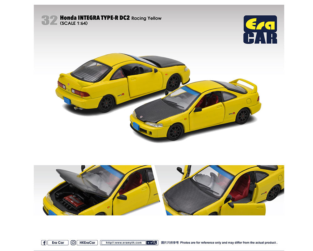 ERA Car 1:64 Honda Integra Type R DC2 Racing – Yellow