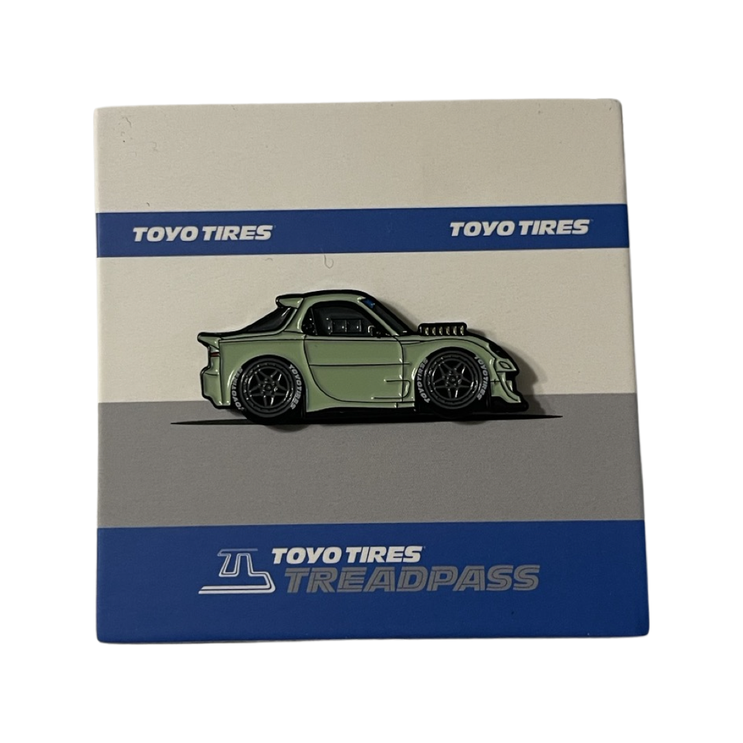 Leen Customs X Toyo Tires Treadpass 2022 SEMA Show Mazda RX7 FD Pistacio