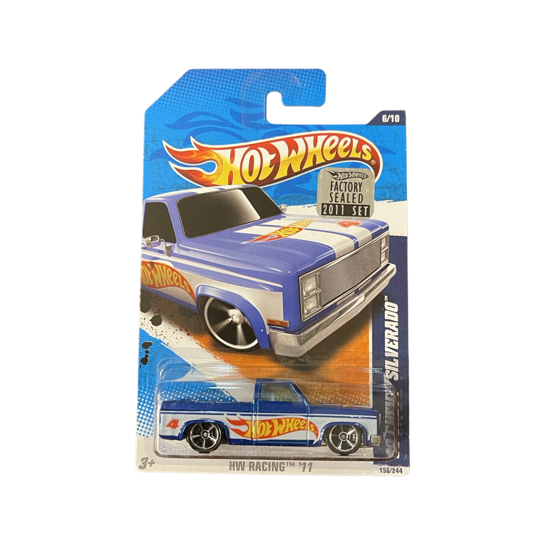 Hot Wheels 2011 Mainline Chevrolet ‘83 Chevy Silverado Blue Factory Sealed